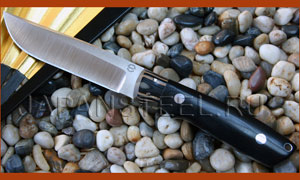 Нож туристический Bob Doizier KS-7 Wilderness Black G10 Black/Tan Bolsters
