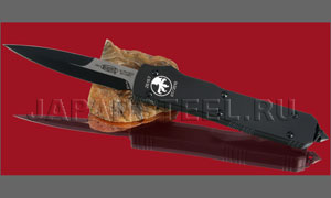 Нож автоматический Microtech MT120-1T Ultratech Bayonet Grind Black Tactical
