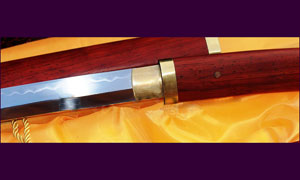 Японский меч Ryan Clay Tempered Rosewood Shirasaya Sowrd