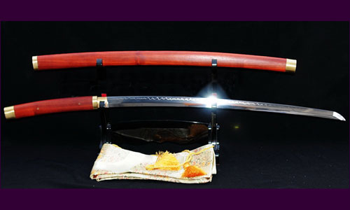 Японский меч Ryan Clay Tempered Rosewood Shirasaya Sowrd ― Интернет-магазин уникальных ножей и мечей