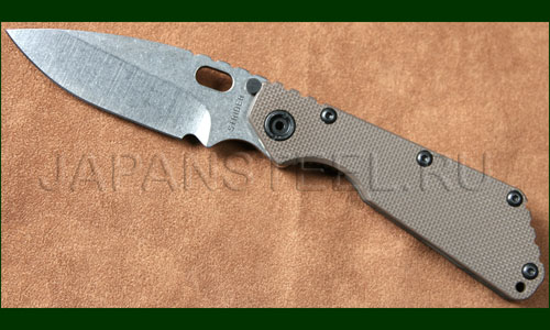 Нож складной Strider SMF 3/4 Coyote Brown Flamed Frame S30V SW ― Интернет-магазин уникальных ножей и мечей
