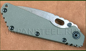 Нож складной Strider SMF Rander Green Grippy S35VN SW