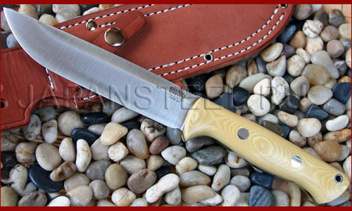 Нож туристический Bark River Bravo 1.5 3V Antique Ivory Micarta ― Интернет-магазин уникальных ножей и мечей