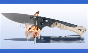 Нож складной Benchmade 610S Rukus serrated