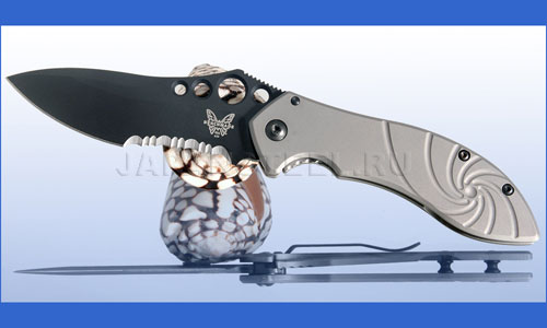 Нож складной Benchmade 635SBK Mini Skirmish black serrated ― Интернет-магазин уникальных ножей и мечей