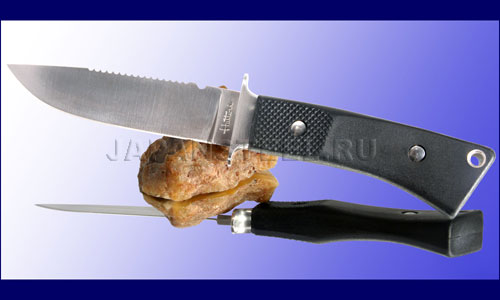 Нож дайверский Hattori 568 Diver's Knife serrated back ― Интернет-магазин уникальных ножей и мечей