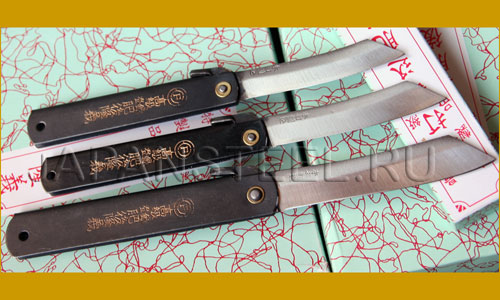 Нож складной Higonokami Takayoshi комплект 3шт.  ― Интернет-магазин уникальных ножей и мечей