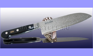 Нож кухонный Hiromoto Tenmi Jyuraku Special Limited Edition Santoku 160mm