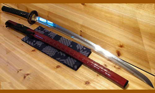 Японский меч HW Sword UNOKUBI TIGER Shinken T10 Folded Katana ― Интернет-магазин уникальных ножей и мечей