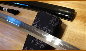 Японский меч HW Sword UNOKUBI ZUKURI WAVE T10 Folded Katana