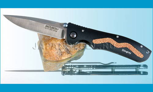Нож складной Mcusta MC104 Stingray Series Folders  -Brown Stingray- ― Интернет-магазин уникальных ножей и мечей