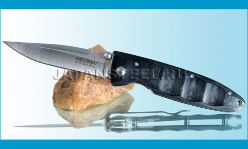 Нож складной Mcusta MC12 Basic Series Folders  VG10, Black Micarta ― Интернет-магазин уникальных ножей и мечей
