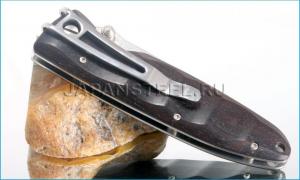 Нож складной Mcusta MC13D Basic Series Folders  VG10 Damascus, African Ebony