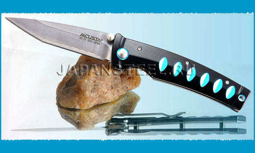 Нож складной Mcusta MC-41C Katana F.S. Black/Blue ― Интернет-магазин уникальных ножей и мечей