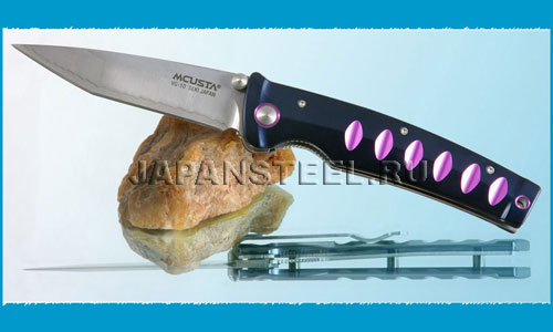 Нож складной Mcusta MC-43C Katana F.S. Black/Violet ― Интернет-магазин уникальных ножей и мечей