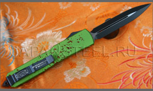 Нож автоматический Microtech MT122-1Z Zombietech  D/E Black ST Pl