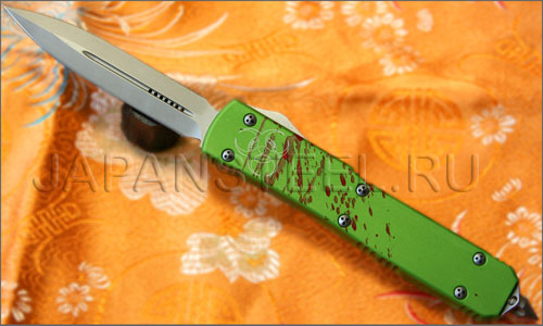 Нож автоматический Microtech MT122-1Z Zombietech D/E Bead Blast Pl ― Интернет-магазин уникальных ножей и мечей