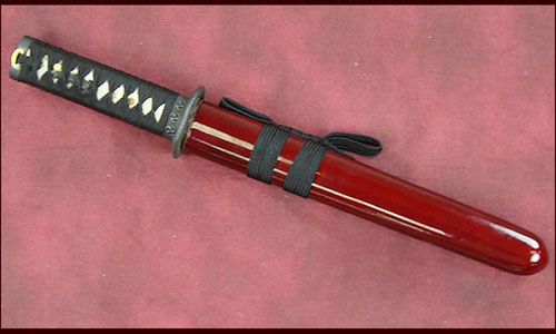 Танто Ryumon Folded Steel Dragon Tanto - Red Saya ― Интернет-магазин уникальных ножей и мечей