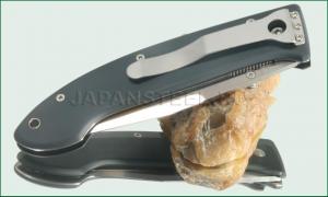Нож складной Seki Cut SC100 BobLum Encounter Folders Black Hard Anodized Al.