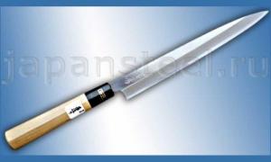 Нож кухонный Fujiwara Kanefusa FKJ-10W Yanagiba 240 White Steel