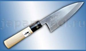 Нож кухонный Fujiwara Kanefusa FKJ-3W Deba 135 White Steel