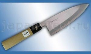 Нож кухонный Fujiwara Kanefusa FKJ-4W Deba 150 White Steel