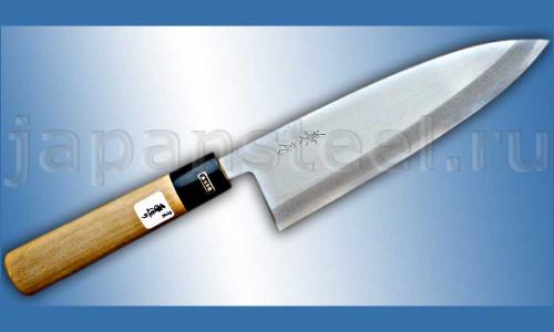 Нож кухонный Fujiwara Kanefusa FKJ-7W Deba 210 White Steel ― Интернет-магазин уникальных ножей и мечей