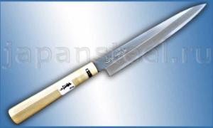 Нож кухонный Fujiwara Kanefusa FKJ-8W Yanagiba 180 White Steel