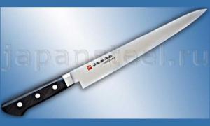 Нож кухонный Fujiwara Kanefusa FKM-5 Sujihiki 240 Molybdenum Vanadium