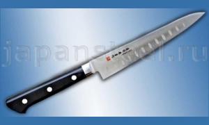 Нож кухонный Fujiwara Kanefusa FKS-21 Petty 150 Molybdenum Vanadium с проточкой