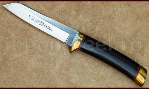 Нож туристический Hattori 3717LE Ebony Reverse Tanto LE-2005 #071 ― Интернет-магазин уникальных ножей и мечей