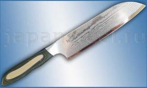 Нож кухонный Tojiro Flash FF-SA180 Santoku 180mm.