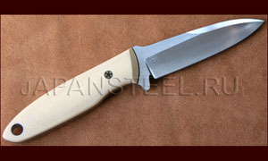 Нож туристический Tom Krein TK-8 Defender D2 Antique Ivory Micarta